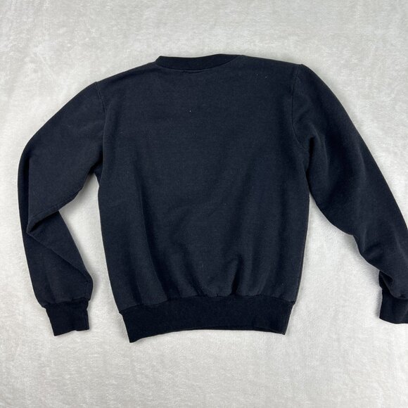 Vintage 70s/80s Playboy Crewneck Sweater Pullover Stripes Men’s Size M Black - Picture 8 of 8